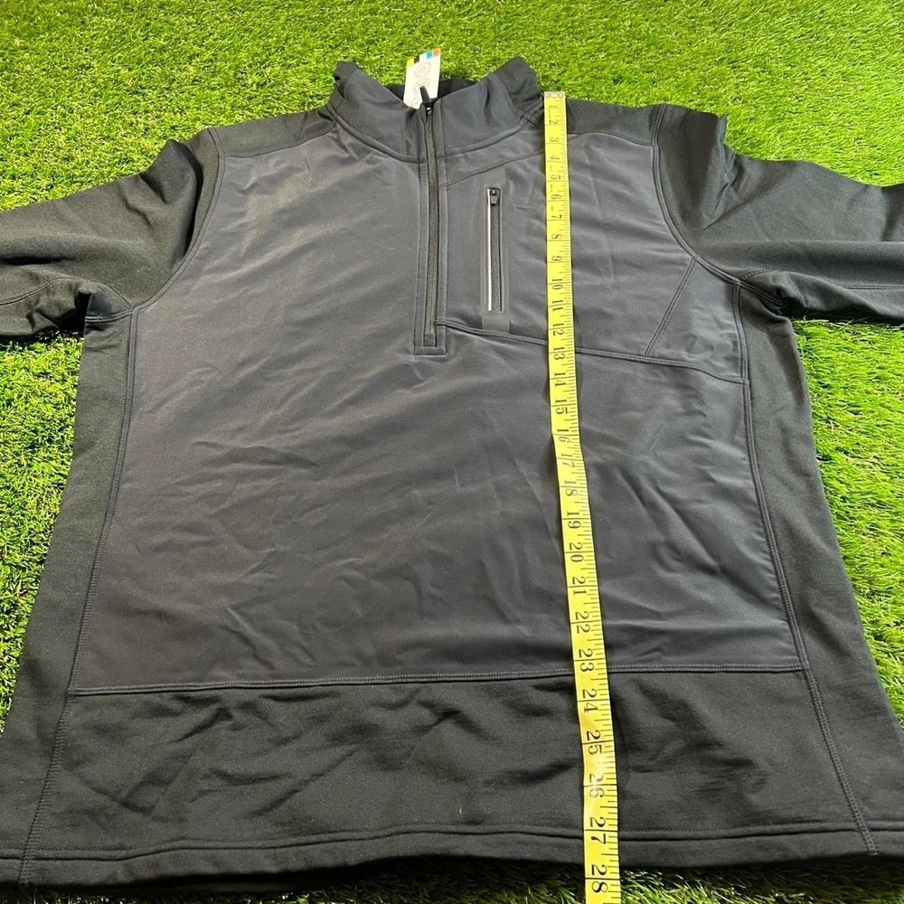 Smartwool Men's Active Fleece Wind 1/2 Zip Jacket Black Large NWT - Picture 5 of 6